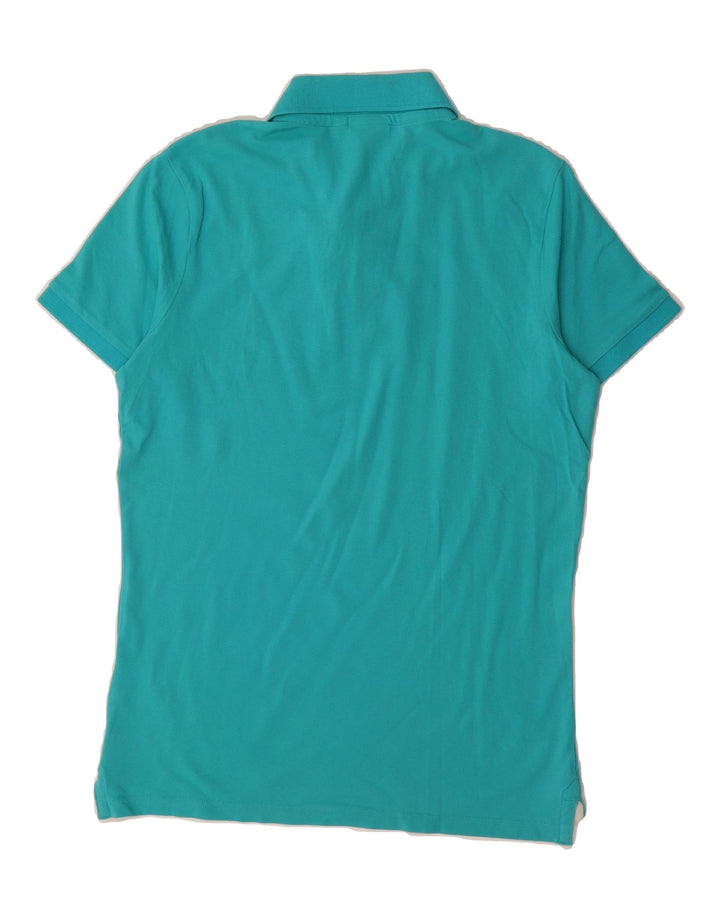 DIADORA Mens Polo Shirt Medium Blue Cotton Vintage Diadora and Second-Hand Diadora from Messina Hembry 