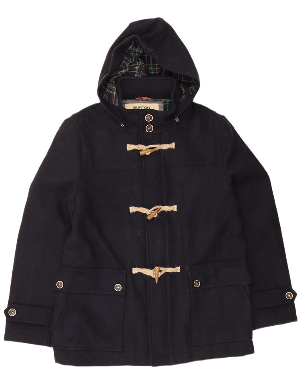 BURTON Veste de sport à capuche pour homme UK 40 Large Bleu marine en laine