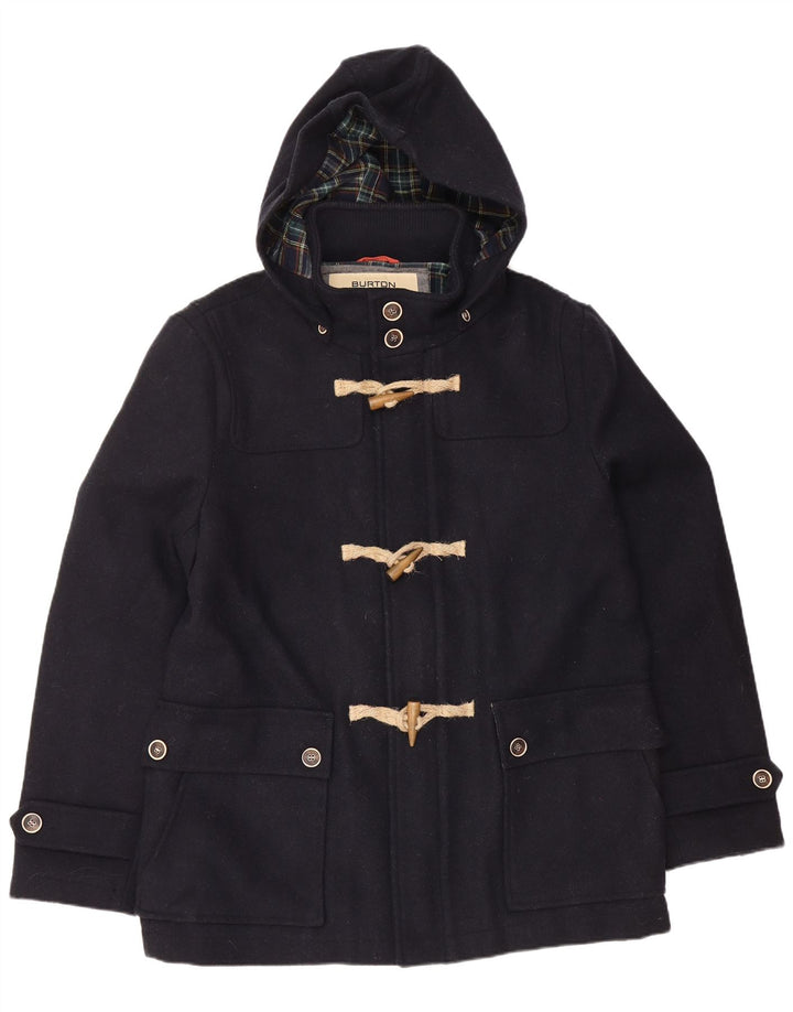 BURTON Veste de sport à capuche pour homme UK 40 Large Bleu marine en laine