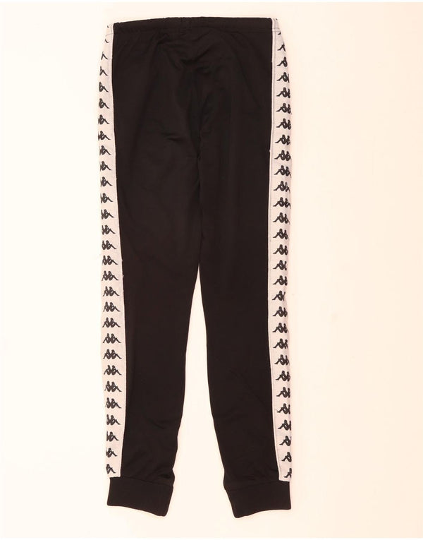 Kappa Pantalon de Survêtement Graphique Joggers XS Homme Noir Colourblock