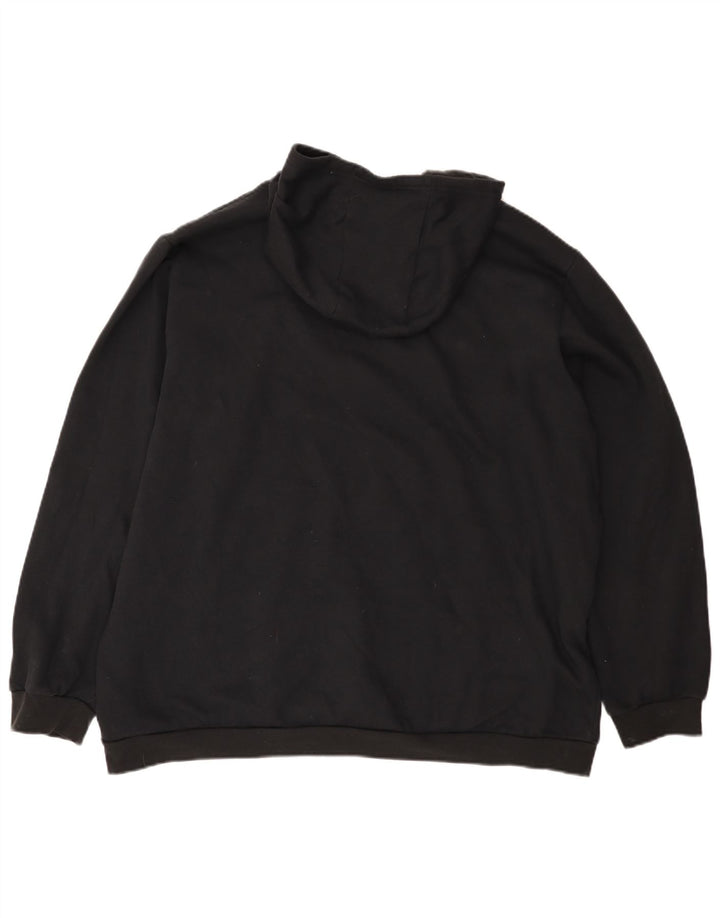 ADIDAS Pull à capuche pour homme 2XL en coton noir