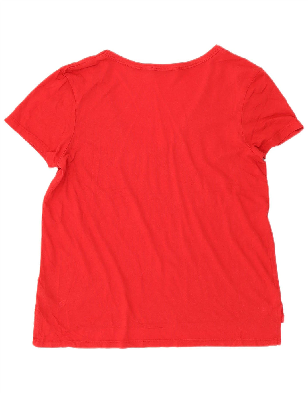 OASIS T-Shirt Femme UK 14 Rouge Moyen