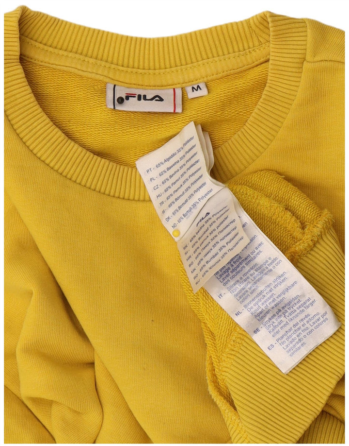 Fila Sweat-shirt en coton jaune moyen pour homme