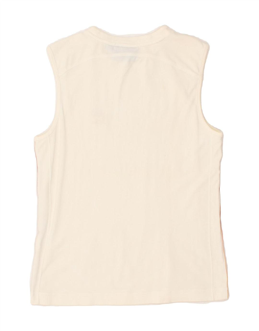 LOTTO Womens Vest Top UK 14 Large Off White Vintage Lotto and Second-Hand Lotto from Messina Hembry 