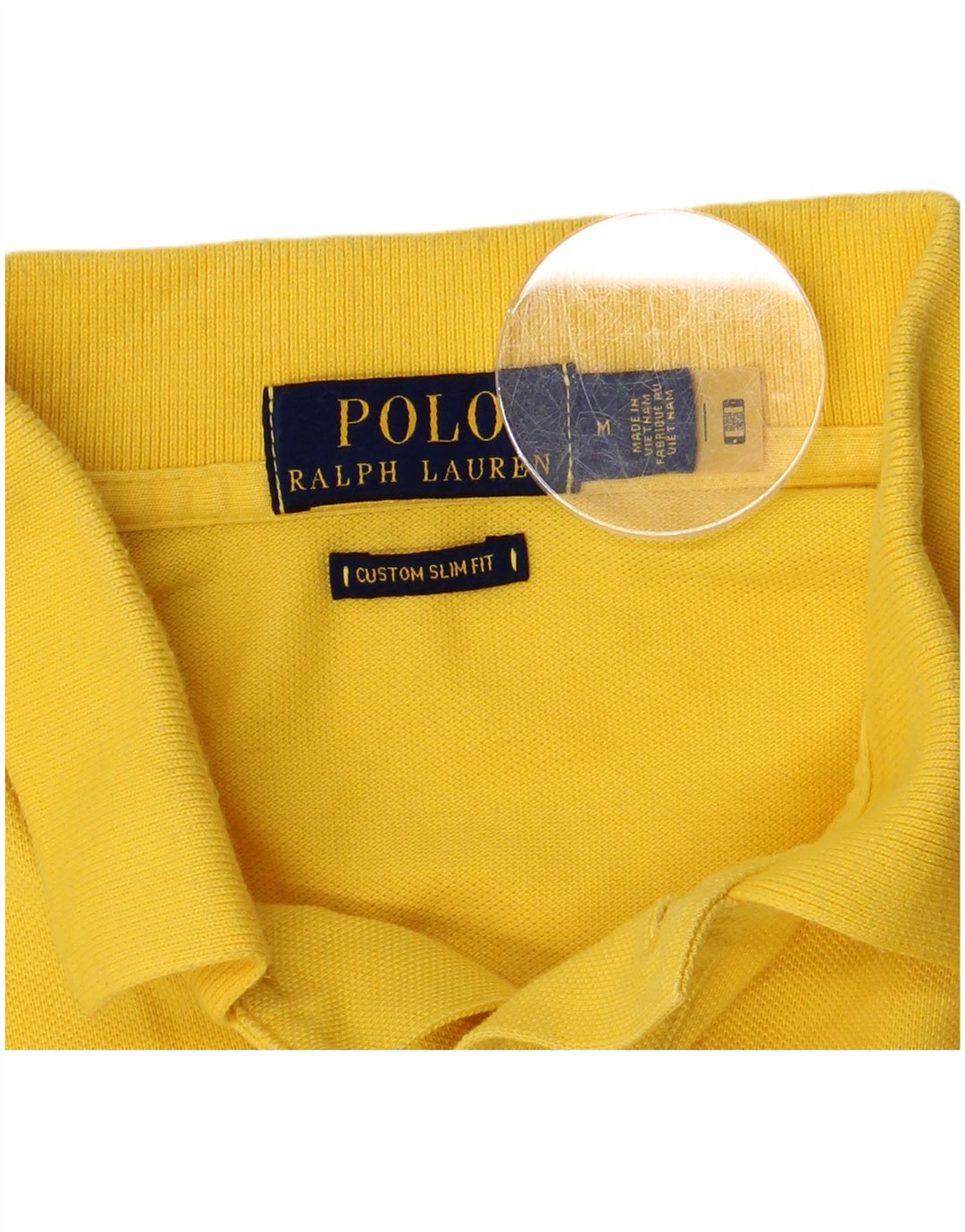 POLO RALPH LAUREN Polo Custom Slim Fit Homme Jaune Moyen