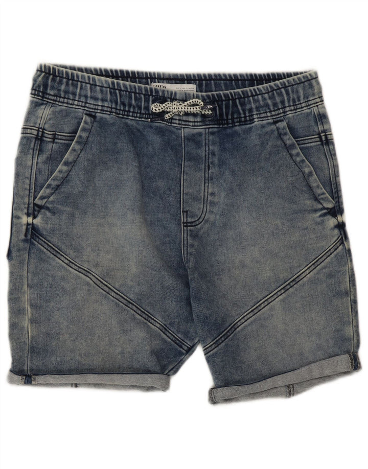 Zara Short en jean pour homme Large W32 Bleu Coton