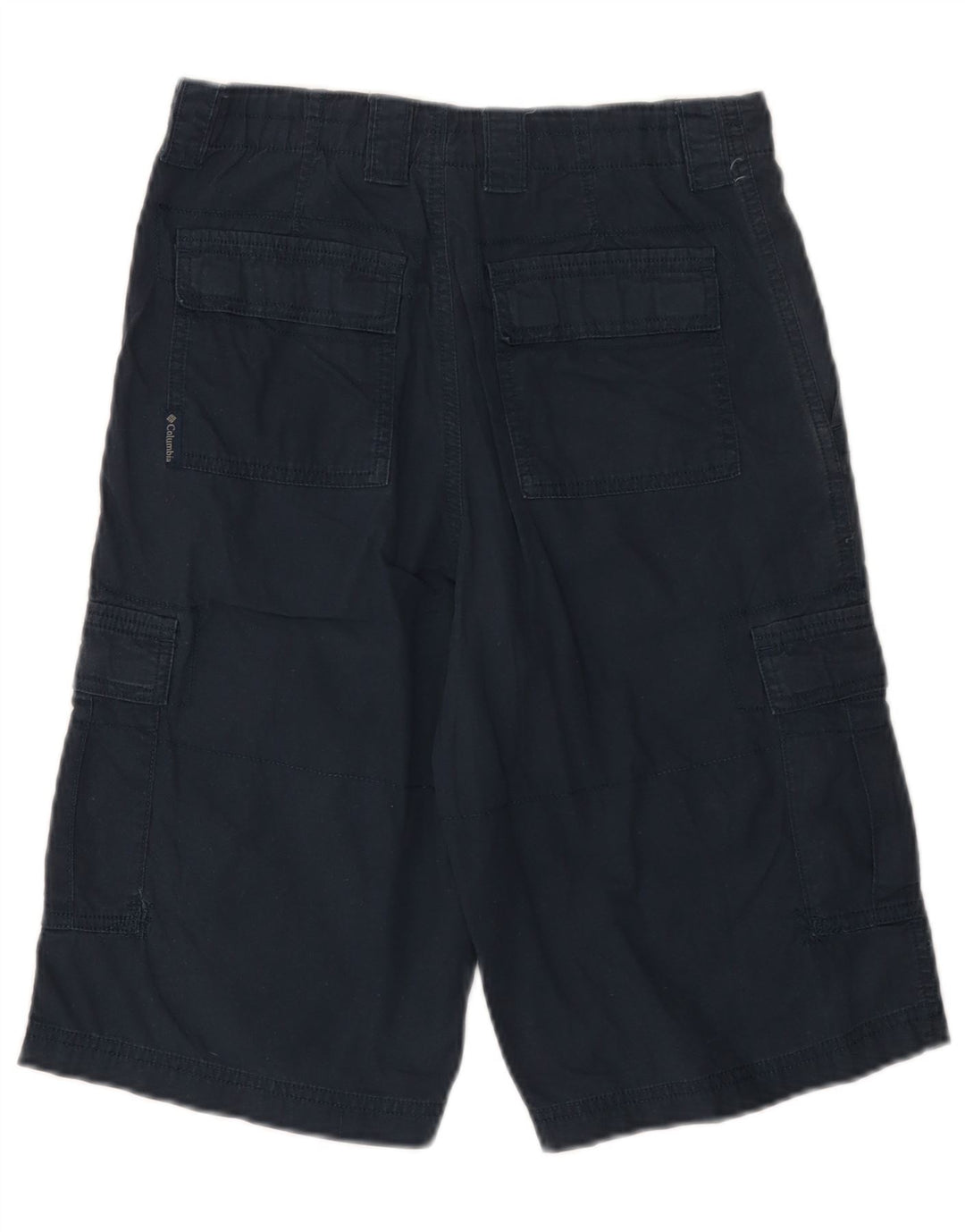 COLUMBIA Short Cargo Garçon 15-16 ans W26 Bleu Marine Coton