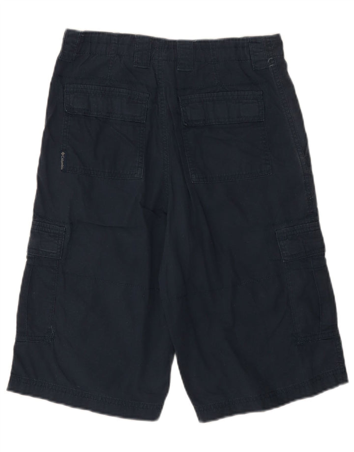 COLUMBIA Short Cargo Garçon 15-16 ans W26 Bleu Marine Coton