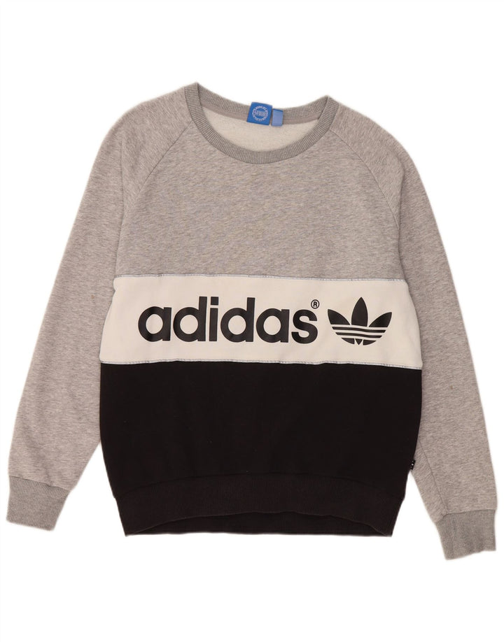 ADIDAS Sweat-shirt graphique pour femme UK 10 Small Multicolore