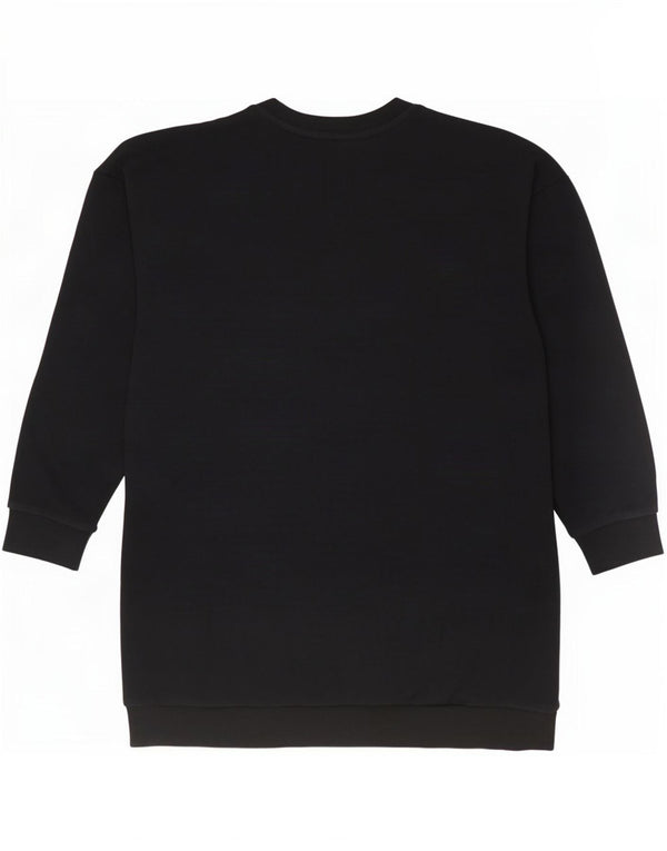 Adidas Robe pull surdimensionnée pour femme UK 12/14 Noir moyen