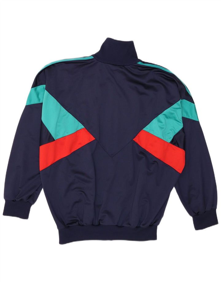 Adidas Veste de survêtement pour homme 2XL Bleu marine Colorblock Polyester