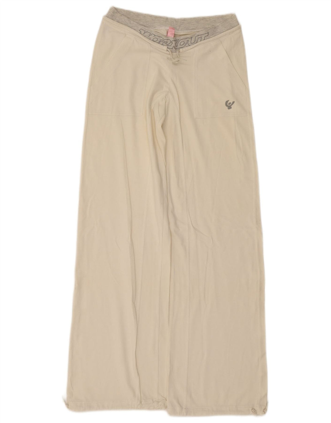Freddy Pantalon de survêtement graphique pour femme UK 12 Medium White Colourblock