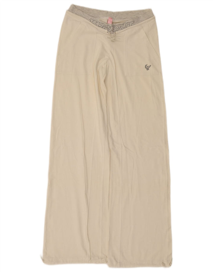 Freddy Pantalon de survêtement graphique pour femme UK 12 Medium White Colourblock