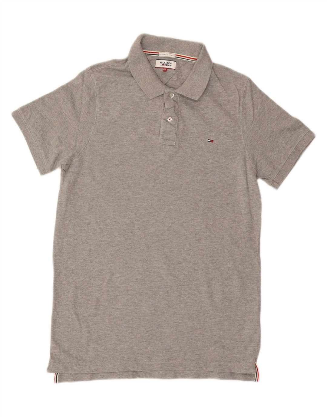 TOMMY HILFIGER Polo Homme 2XL Gris Coton