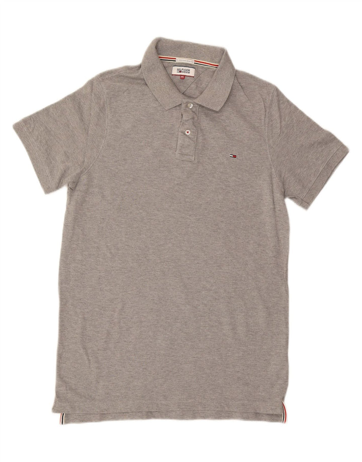 TOMMY HILFIGER Polo Homme 2XL Gris Coton
