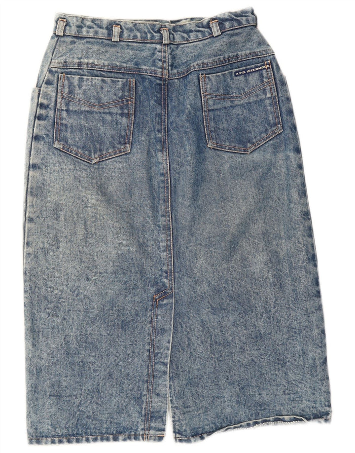 jupe en denim femme vintage W26 Petit Bleu