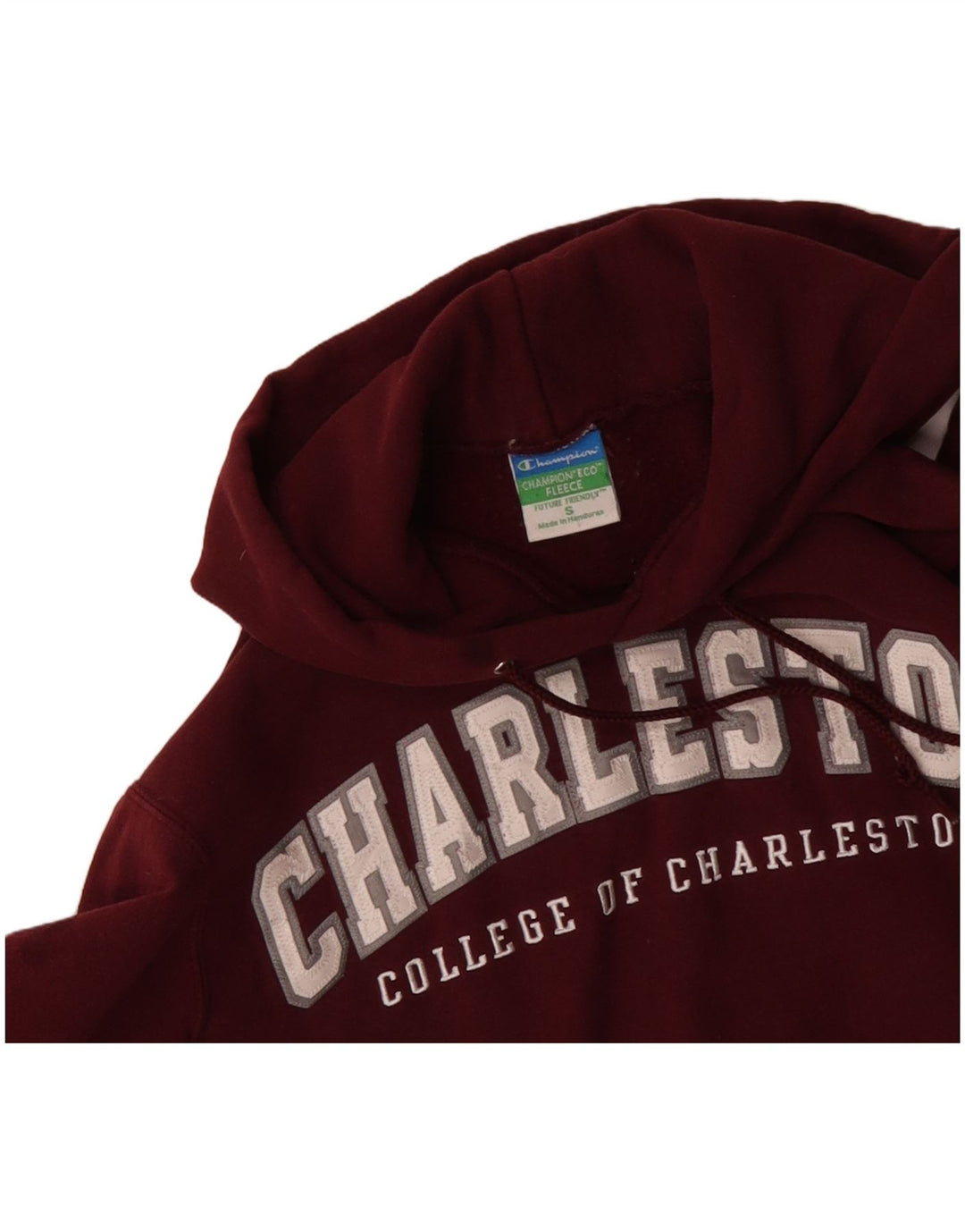 CHAMPION Pull à Capuche Graphique Charleston Homme Petit Bordeaux Coton