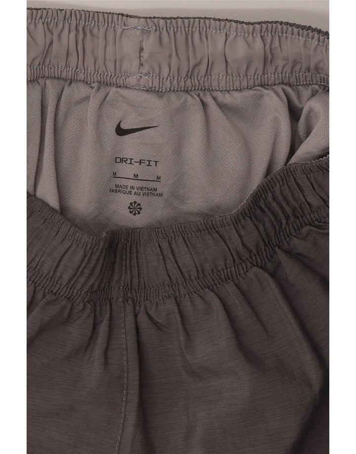 Short de sport Nike pour femme UK 12 Polyester color block gris moyen