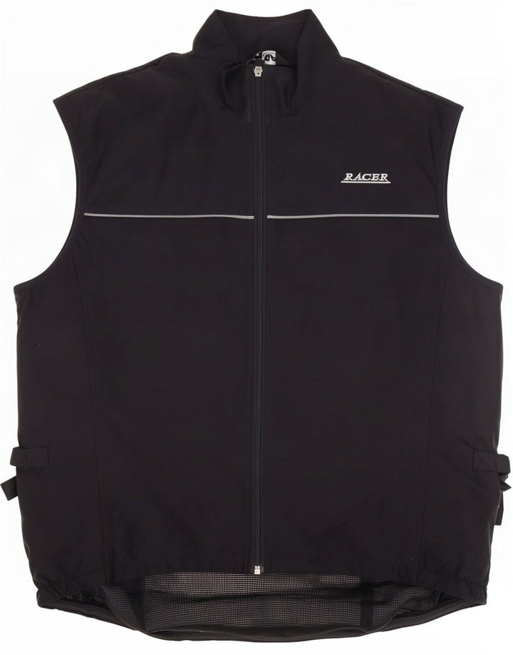 Shamp Gilet Homme UK 40 Large Noir Polyester