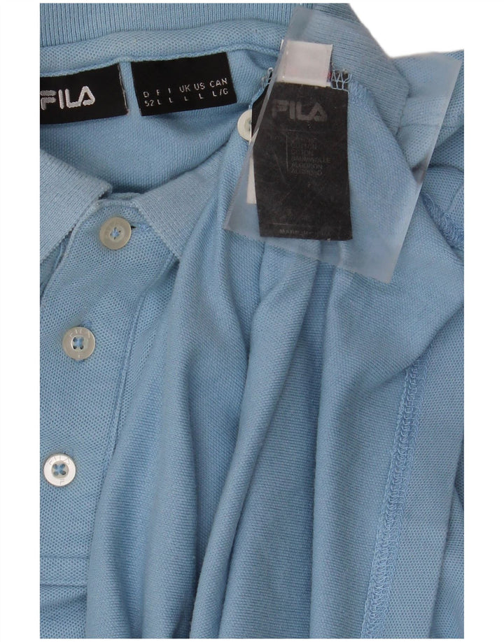 FILA Polo Homme Grand Bleu Coton