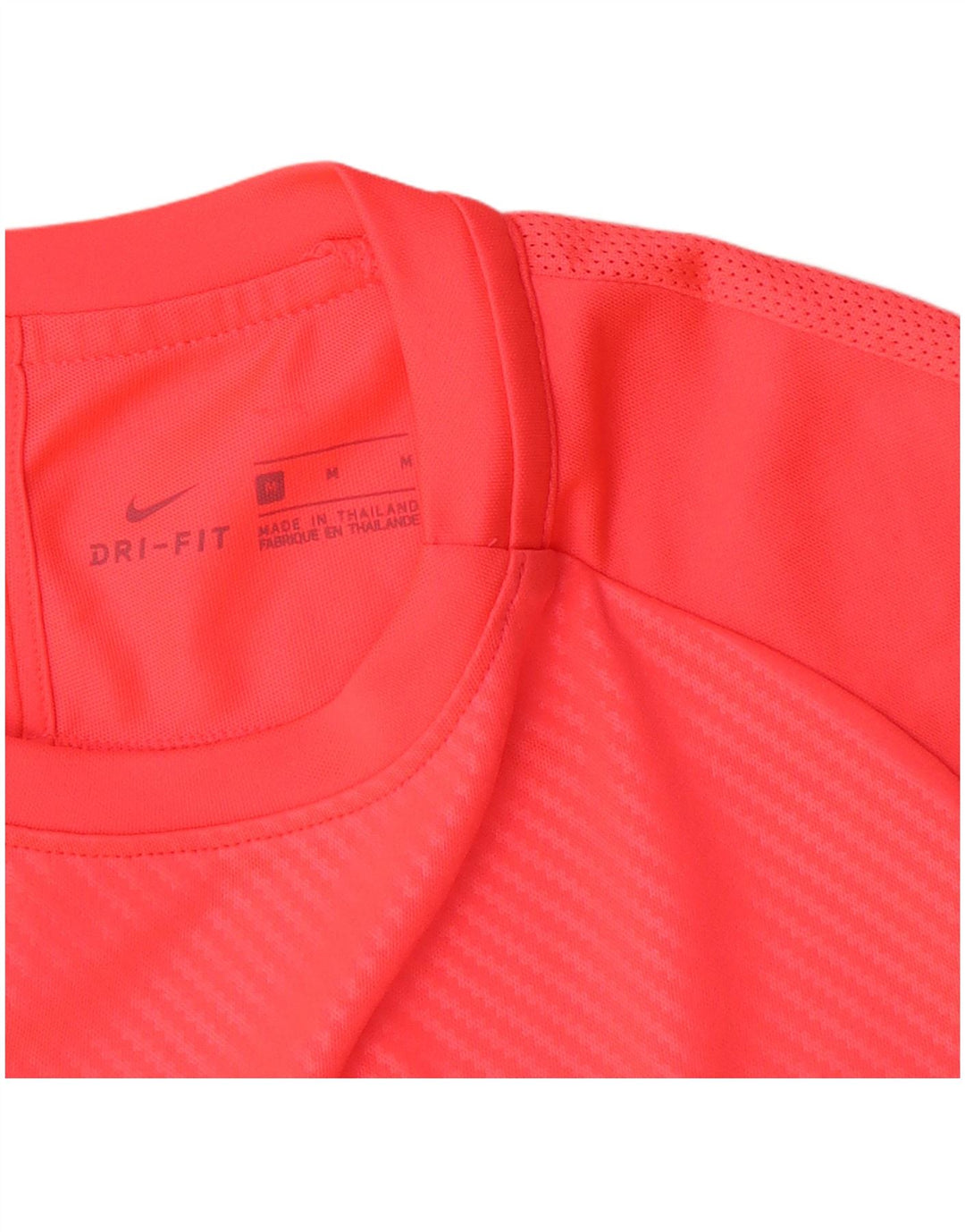 Nike T-shirt graphique Dri Fit pour homme en polyester à fines rayures rose moyen