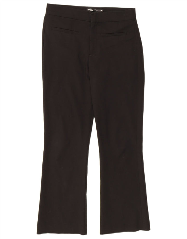 Zara Pantalon décontracté bootcut pour femme Medium W28 L26 Noir