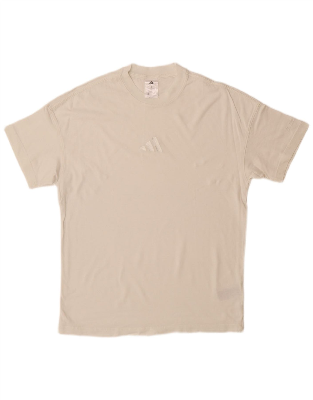 ADIDAS T-Shirt Homme Petit Blanc Coton