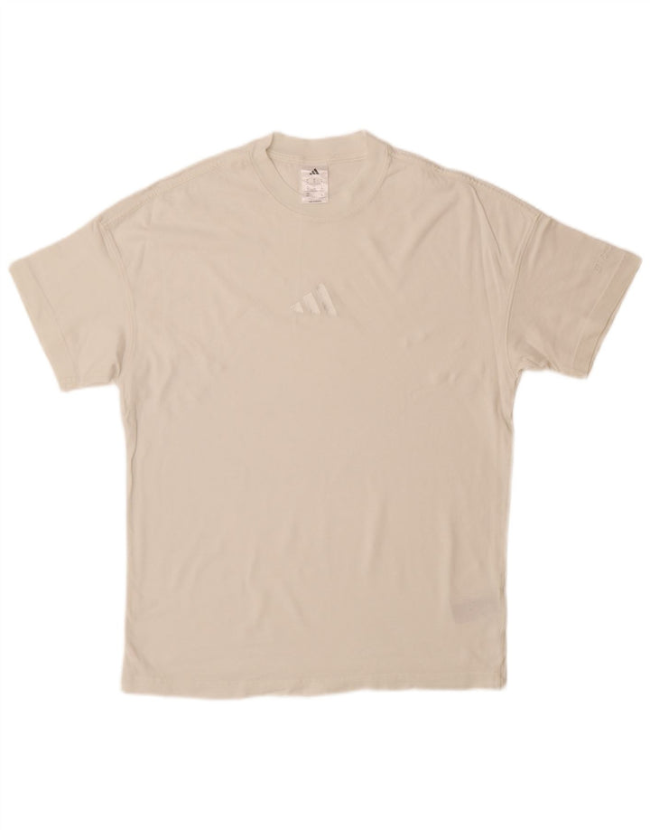 ADIDAS T-Shirt Homme Petit Blanc Coton