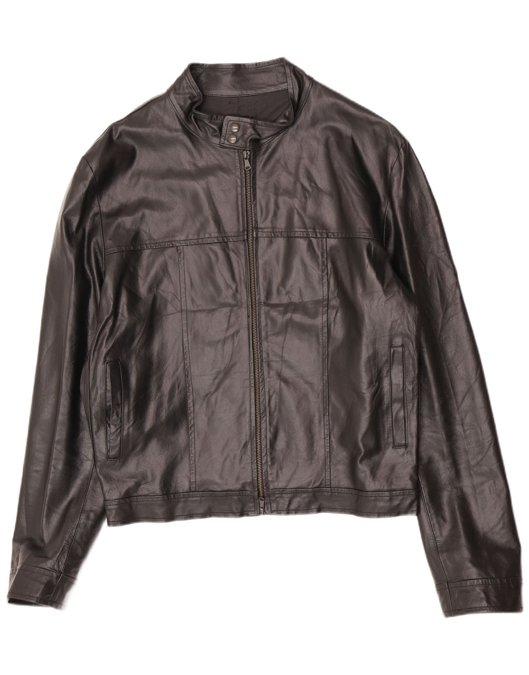 Imperial Veste bombardier en cuir pour homme UK 40 Large Noir