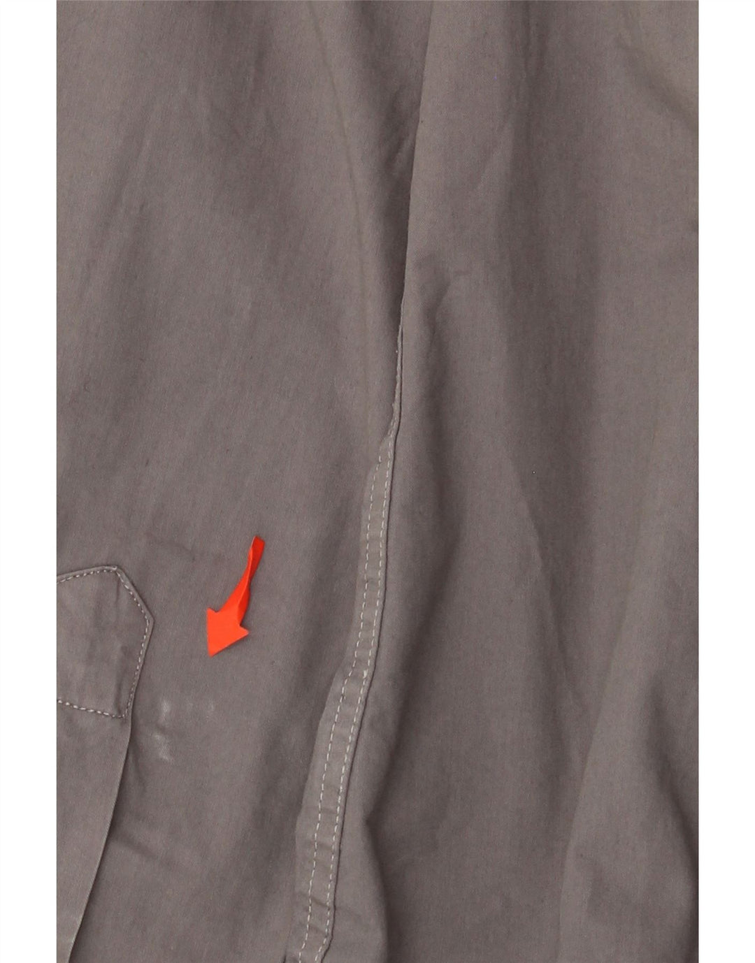 Marina Militare Chemise Homme Gris Moyen Coton