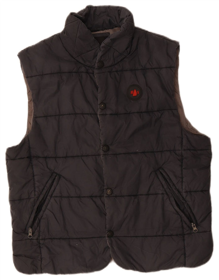 Murphy & Nye Gilet rembourré pour homme UK 40 Large Noir Polyester