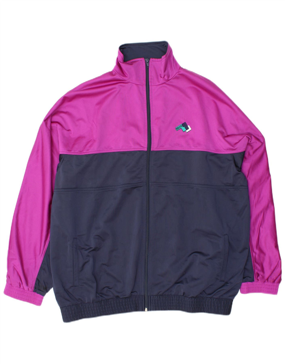 BRUGI Veste de Survêtement Homme XL Bleu Marine Colorblock Polyester