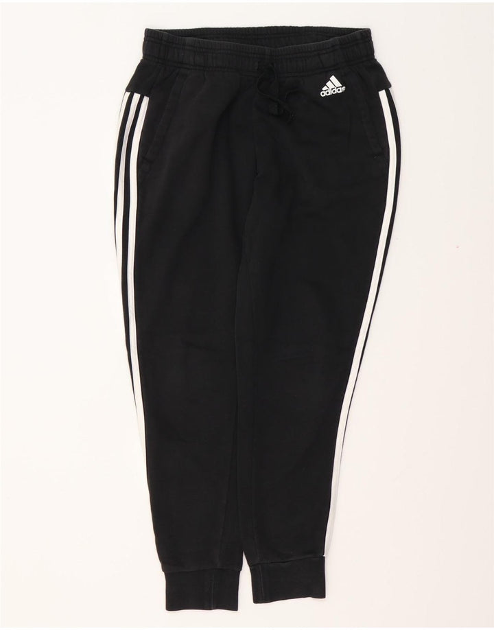 ADIDAS Pantalon de survêtement pour femme Joggers UK 8/10 Small Noir Coton