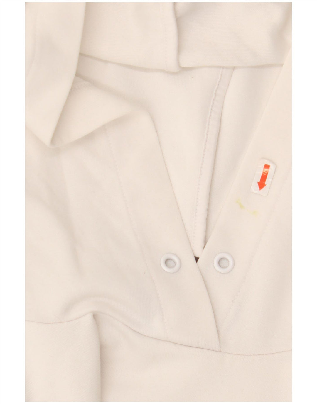 Adidas Pull à capuche graphique pour femme UK 8/10 Petit Blanc Polyester