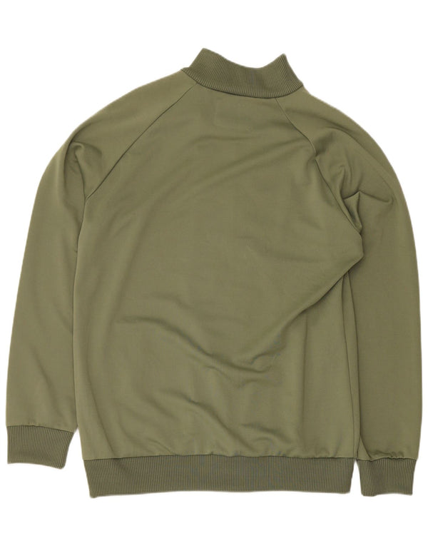 Diadora Mens Graphic Tracksuit Top Jacket XL Green