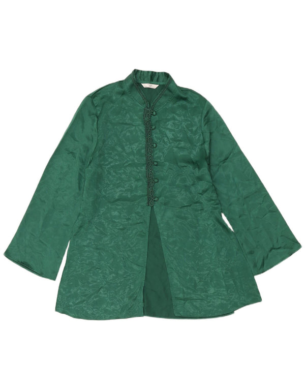 Marks & Spencer Femmes St. Michael Cardigan Top UK 12 Vert Moyen