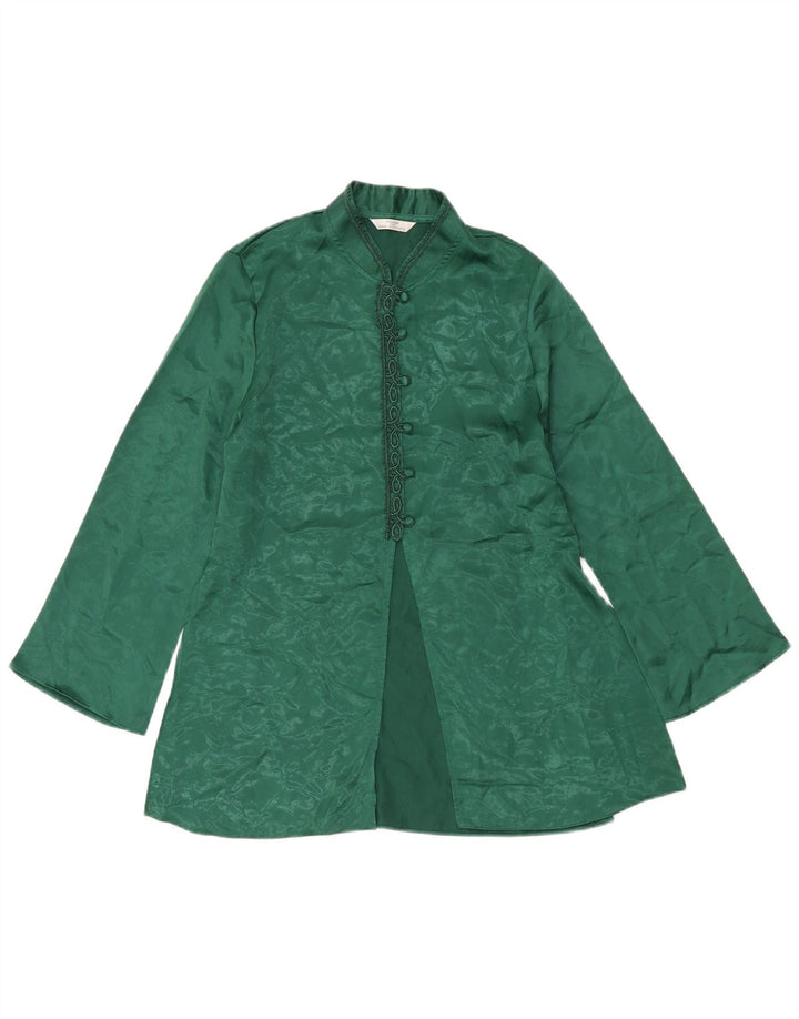 Marks & Spencer Femmes St. Michael Cardigan Top UK 12 Vert Moyen