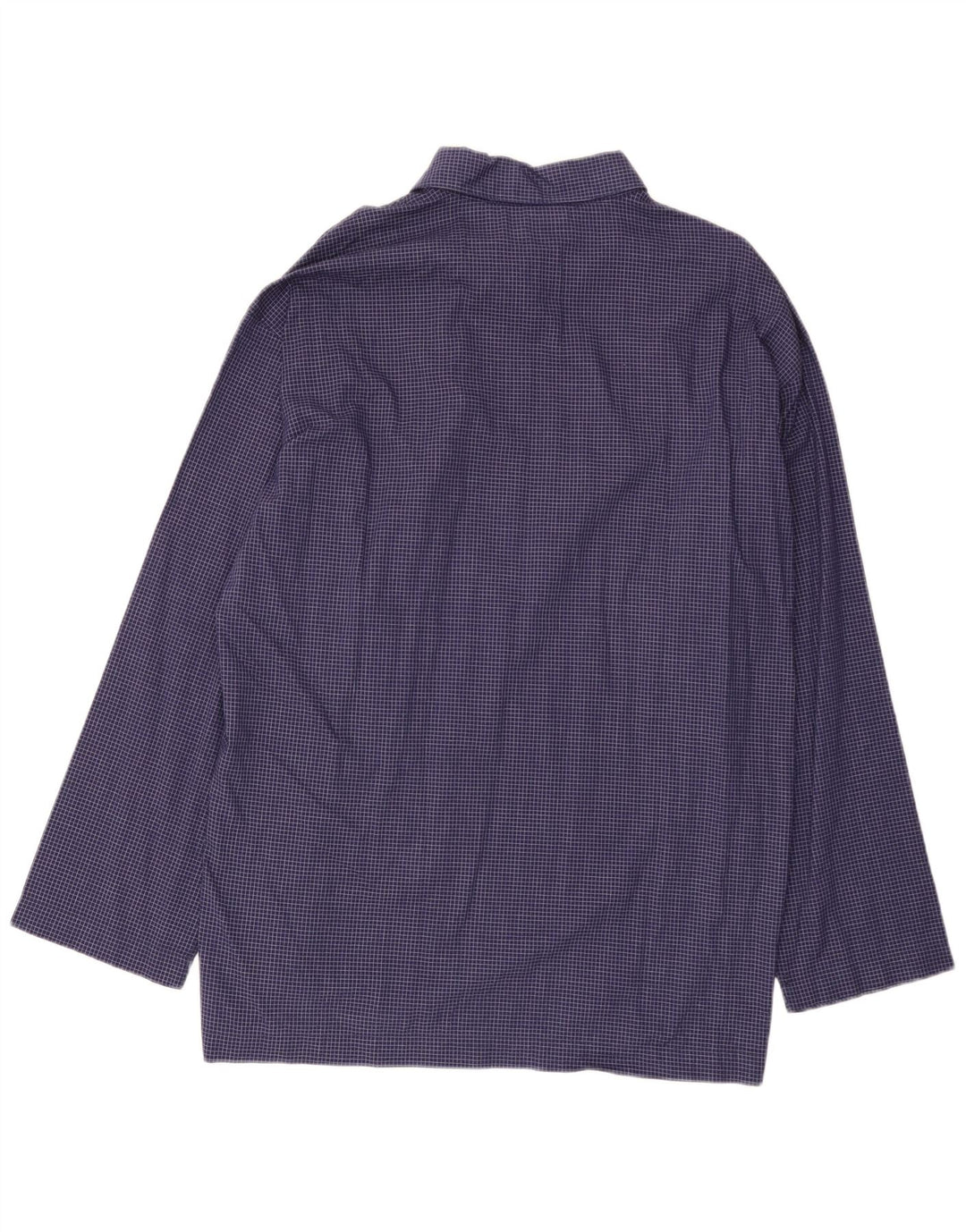 Fila Chemise Homme Large Bleu Marine Vichy Coton