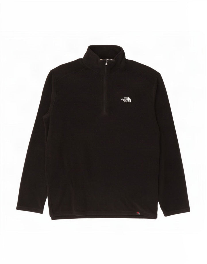 The North Face Pull polaire à col zippé pour homme Noir moyen Polyester