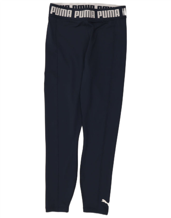 Puma Legging graphique pour femme UK 10 Small Bleu marine
