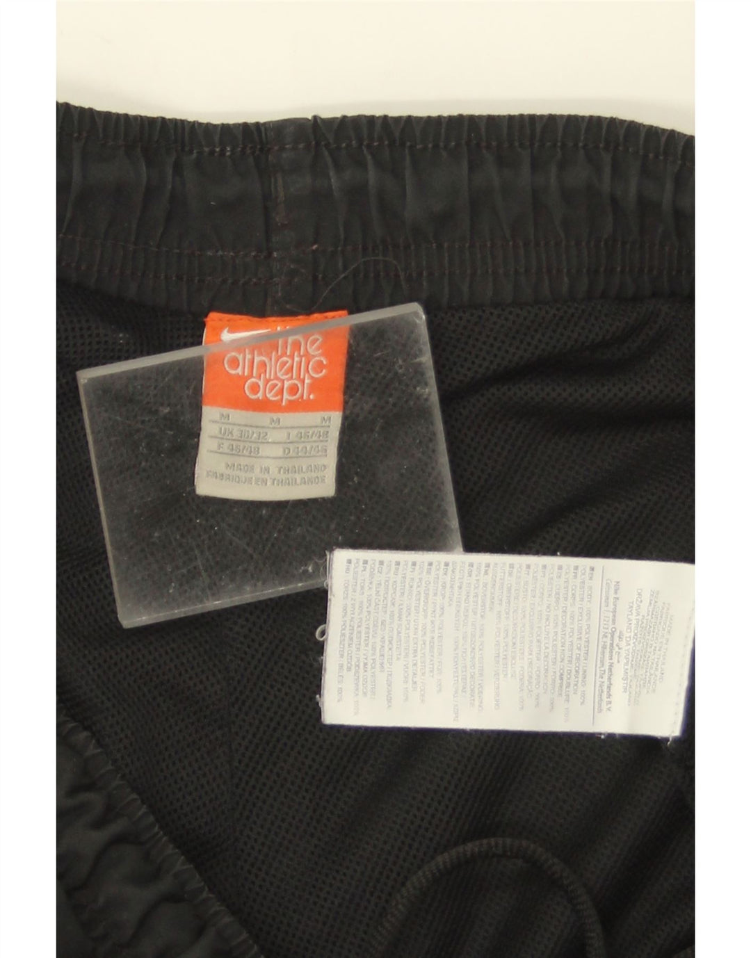 Nike Short de sport graphique pour homme en polyester color block noir moyen