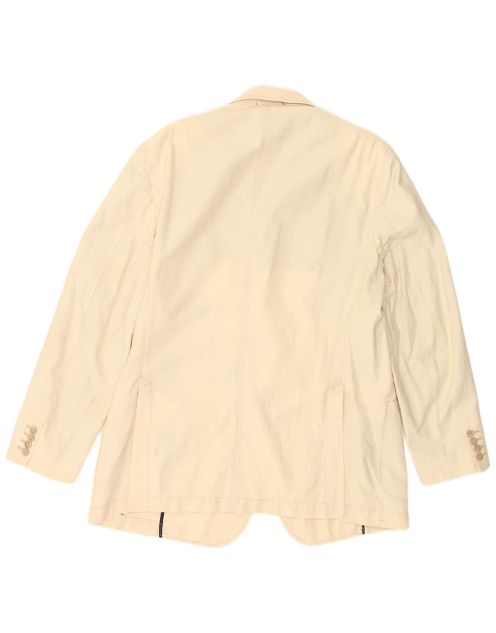Massimo Dutti Veste Blazer 2 Boutons Homme EU 56 XL Coton Beige