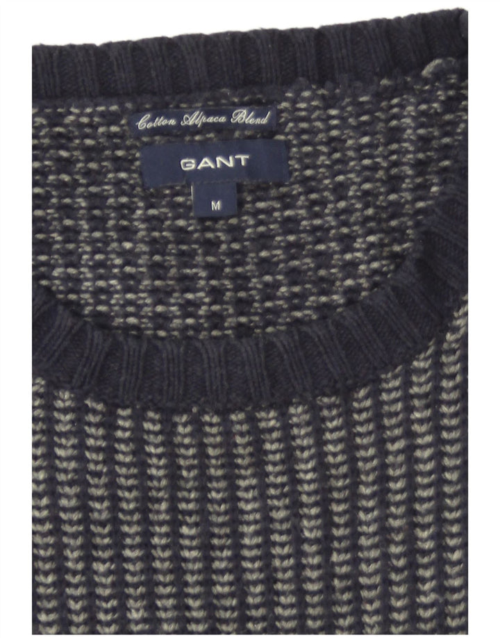 Gant Pull col rond homme en coton rayé bleu marine moyen
