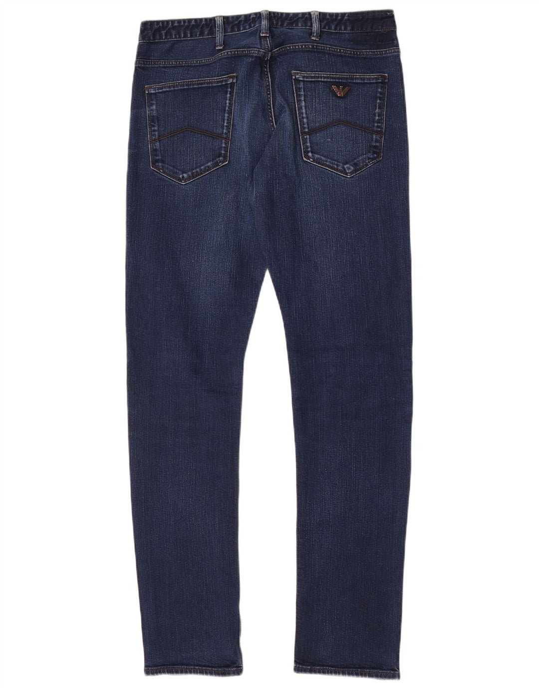 Armani Jeans Slim Homme W32 L32 Bleu Marine Coton