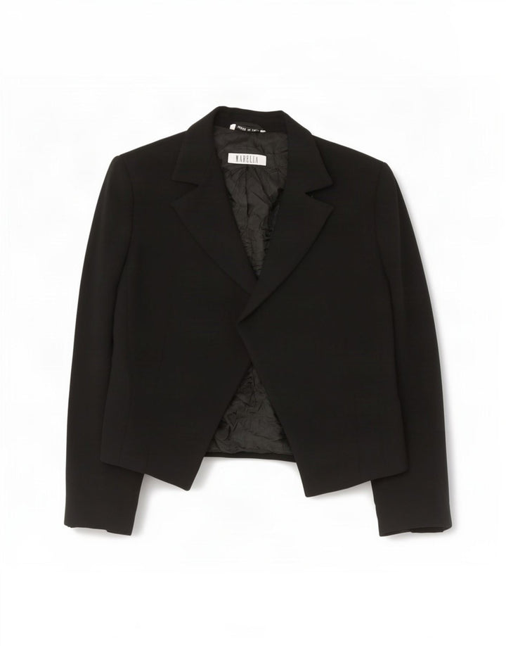Marella Veste Boléro Femme UK 12 Moyen Noir Polyester