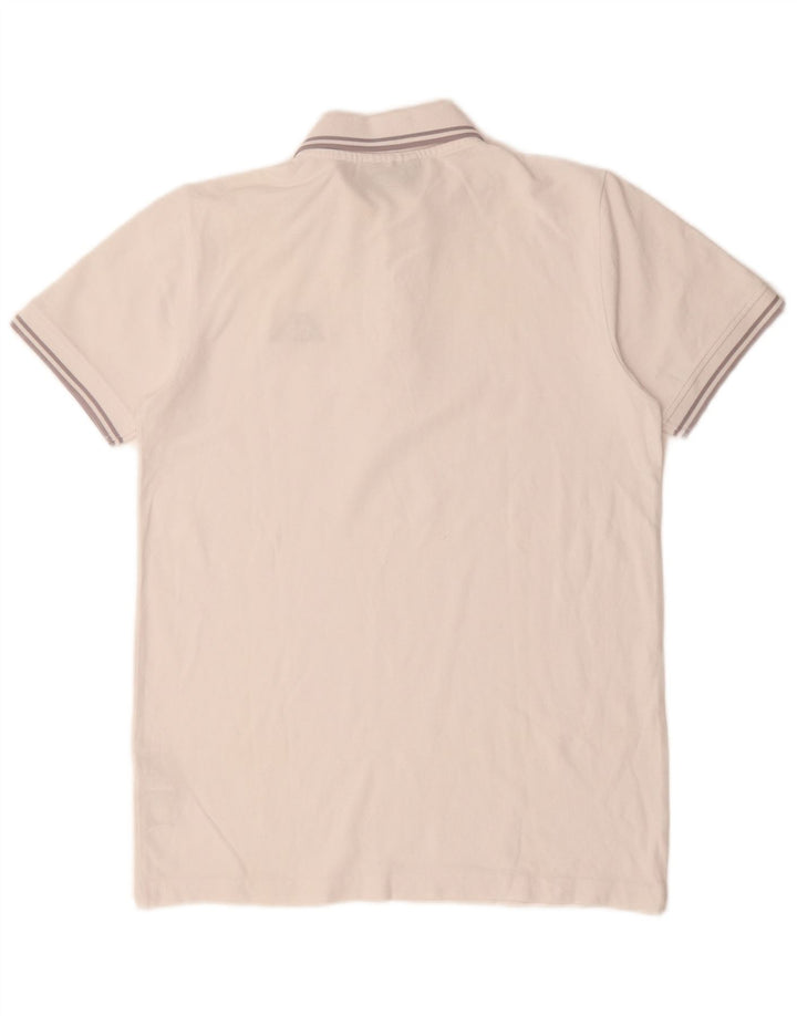 KAPPA Polo Homme Blanc Moyen Coton