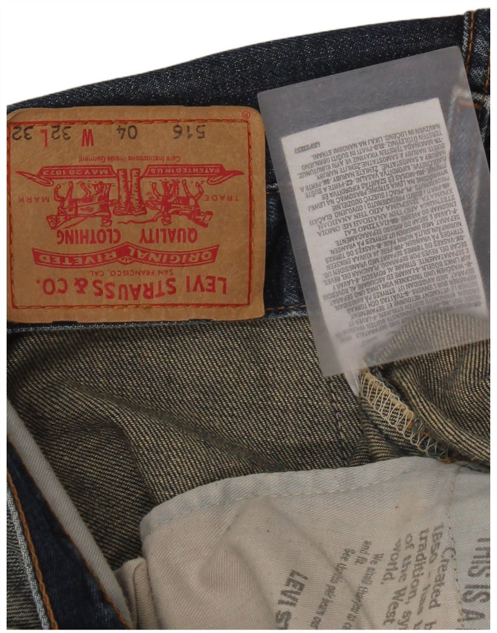 Levi's Jean évasé 516 Femme W32 L32 Bleu Coton