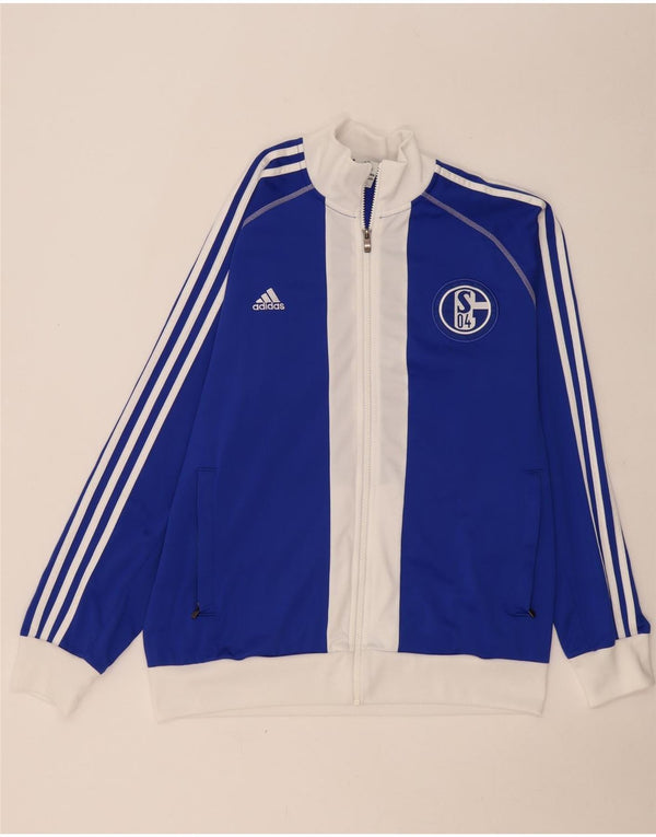 Adidas Veste de survêtement pour homme Large Bleu Colorblock Polyester