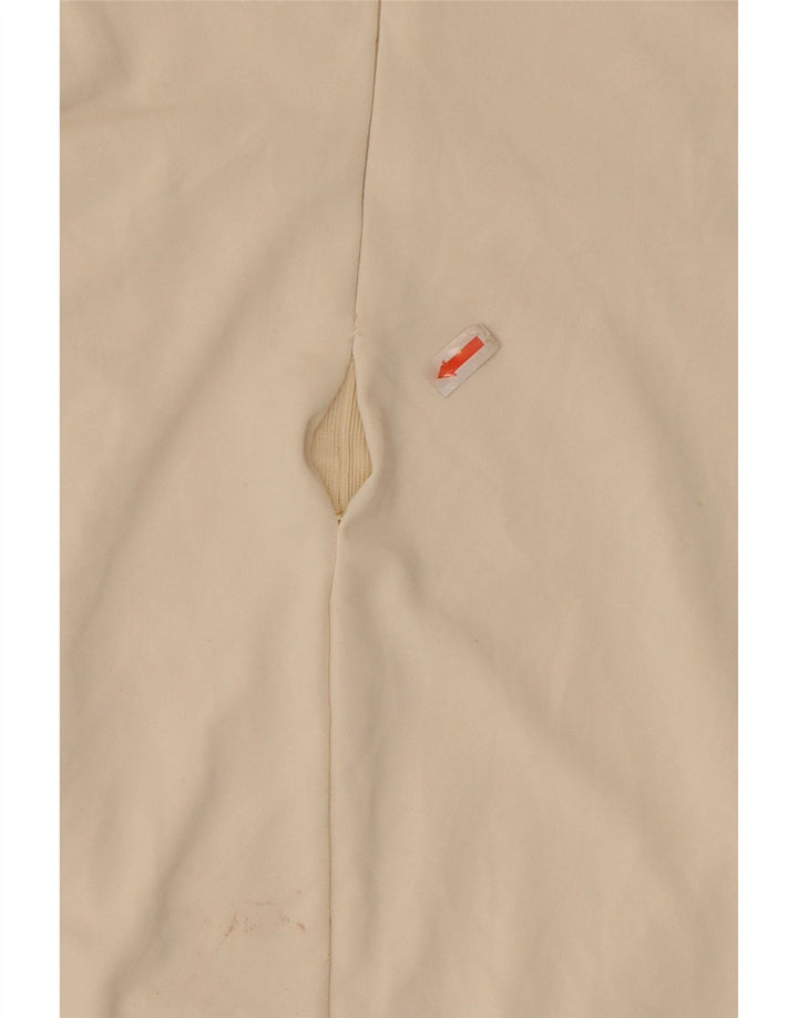 Zara Robe fourreau sans manches pour femme UK 12 Medium Off White Polyester