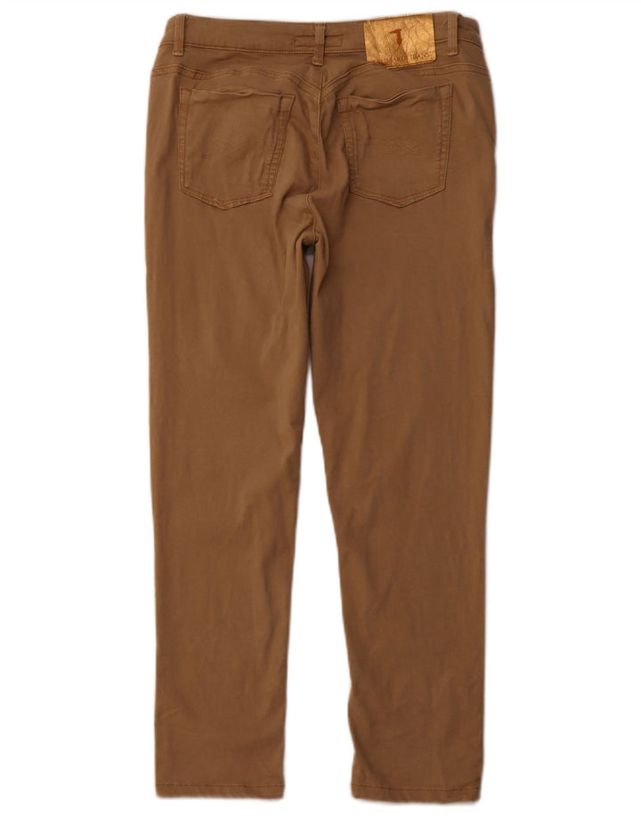 TRUSSARDI Pantalon décontracté slim IT 42 Medium W28 L25 Marron